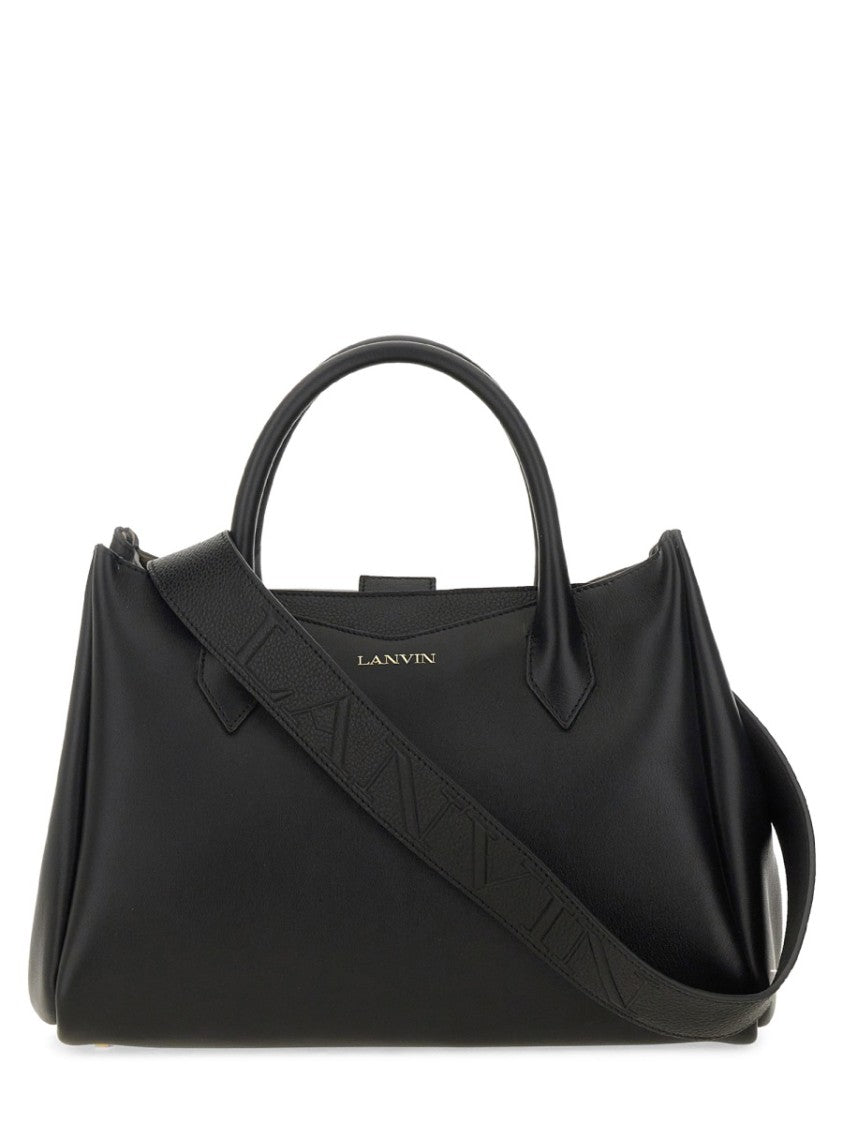 Lanvin "L'octave" Structured Calf Leather Day Bag