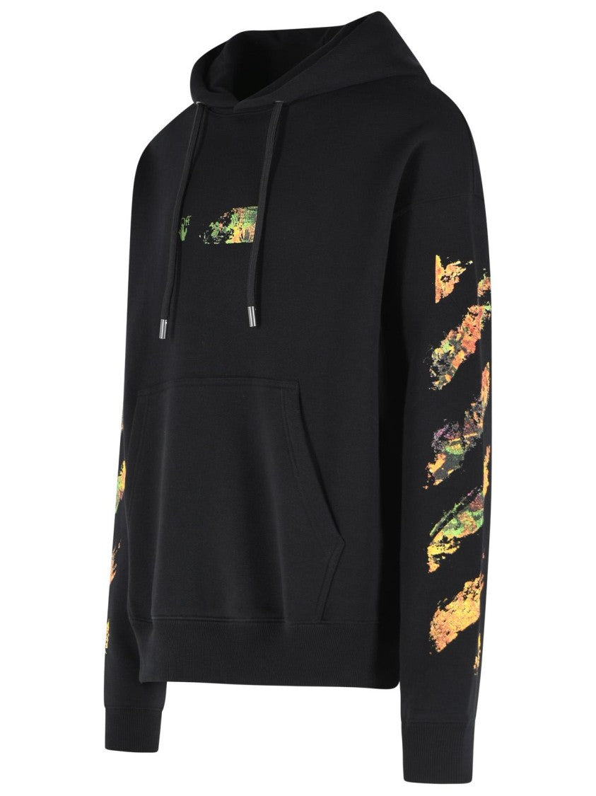 Off-White 'Spices Arrow' Black Cotton Sweatshirt