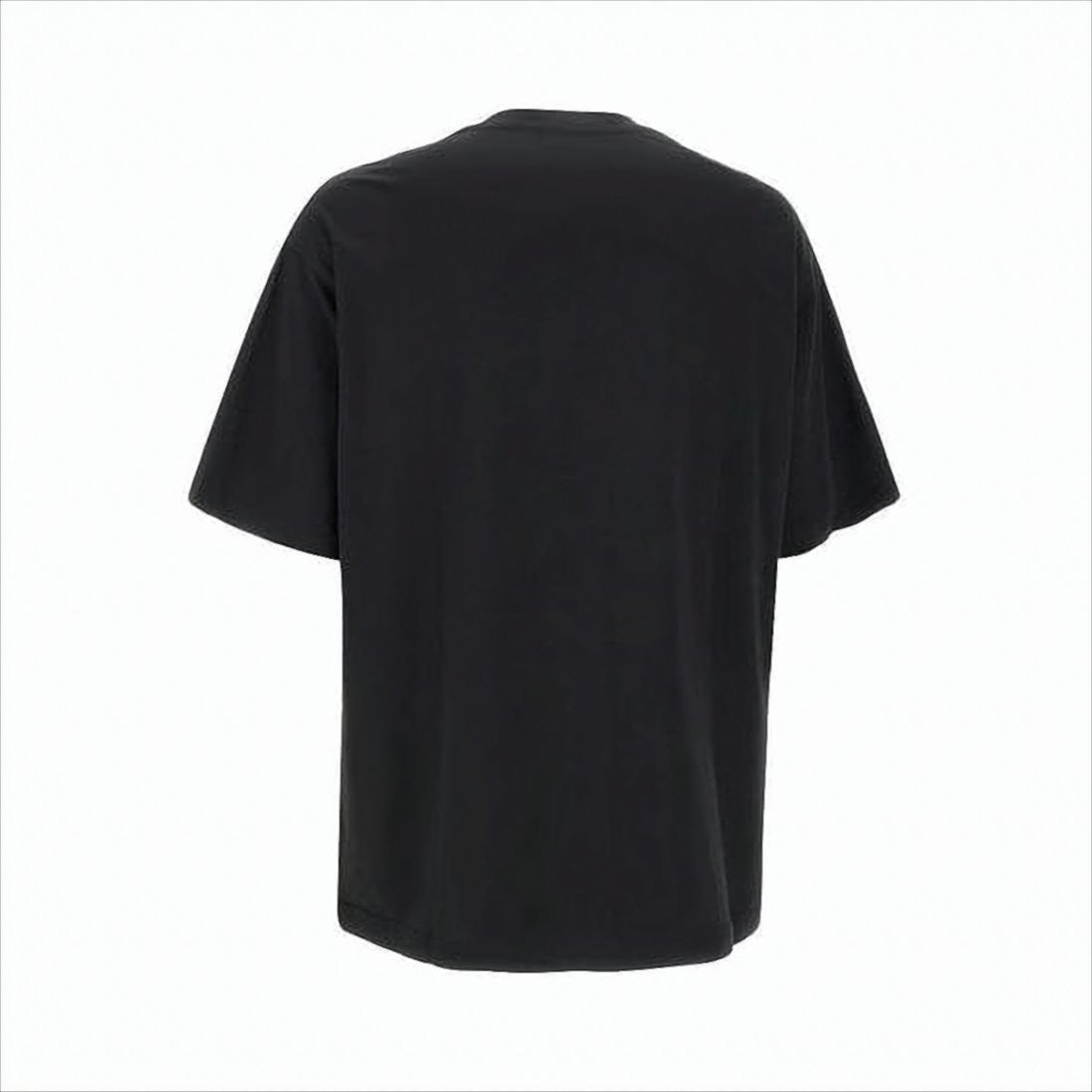 Versace Relaxed-Fit Black Graphic Print T-Shirt