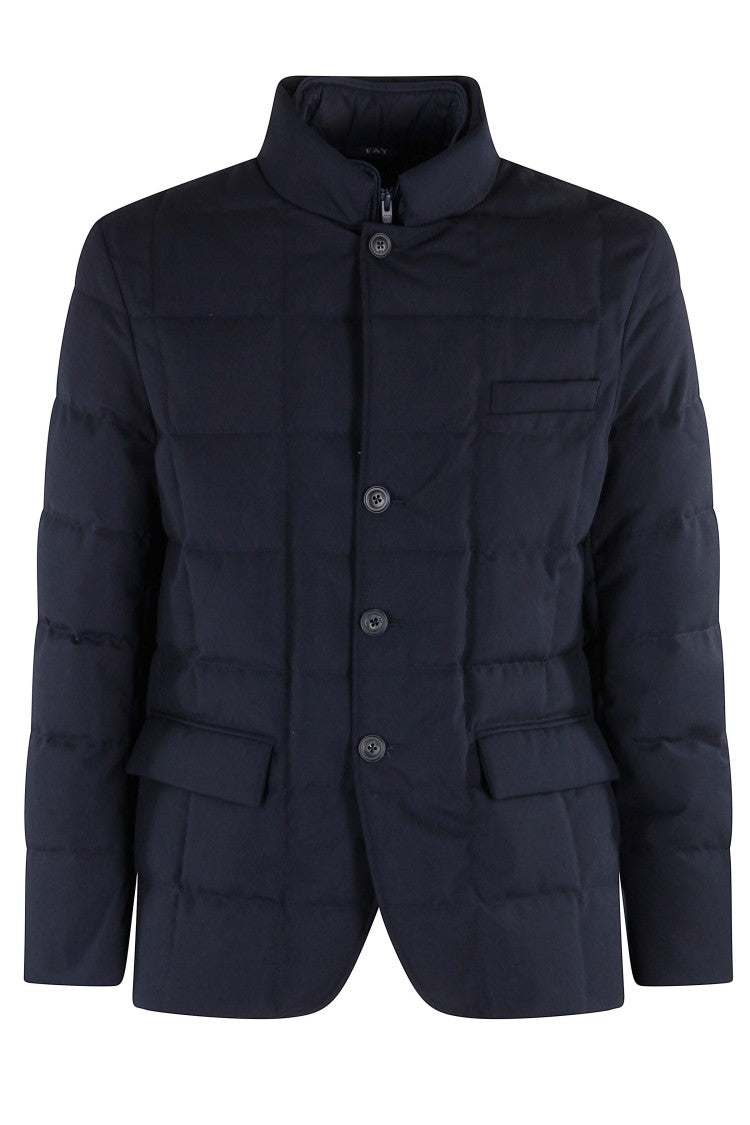 Fay Boxy Cropped Down Jacket