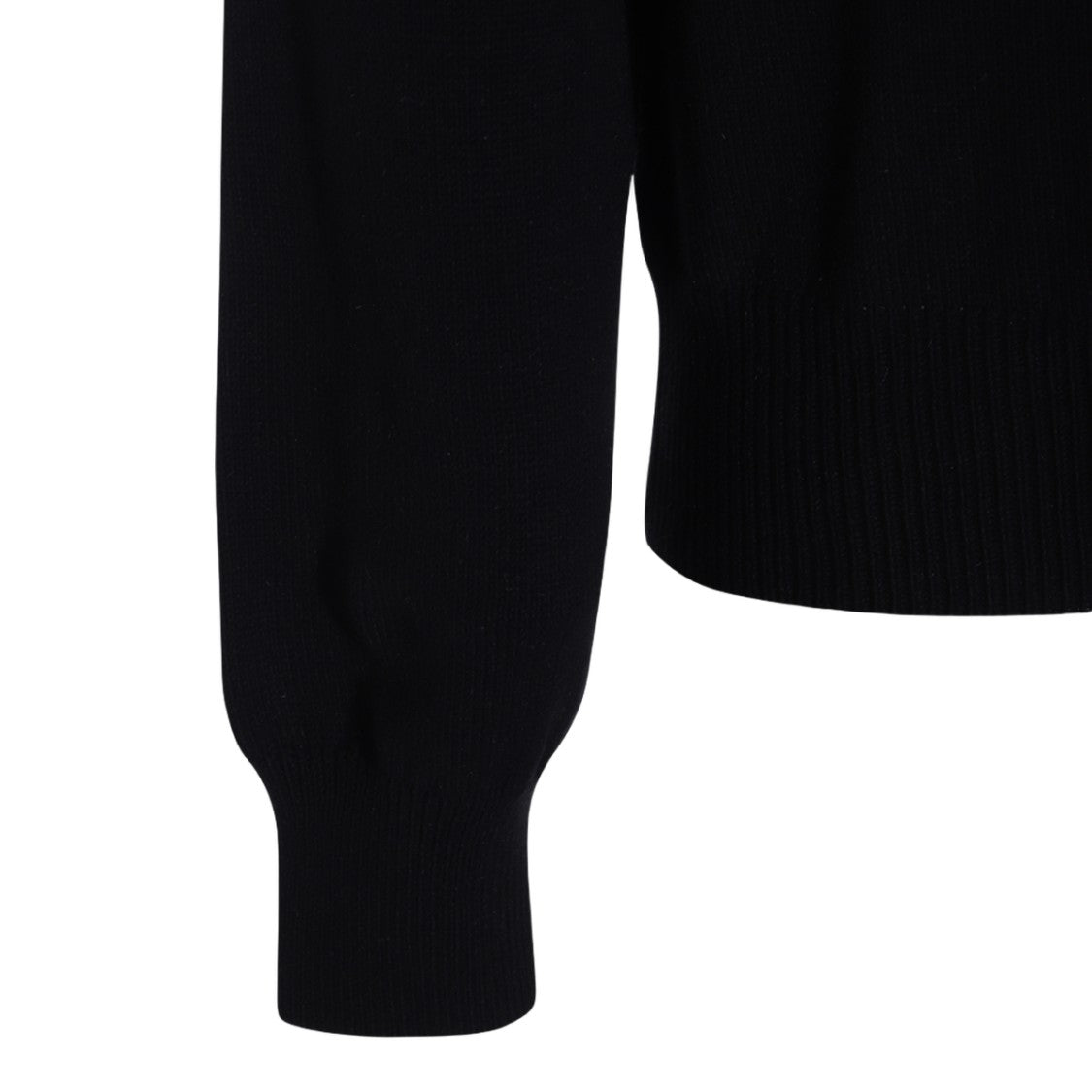 Vivienne Westwood Black Sweater With Subtle Embroidered Detail