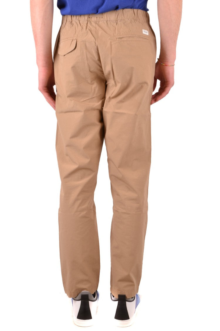 Woolrich Multicolor Straight Leg Trousers With Elastic Waistband