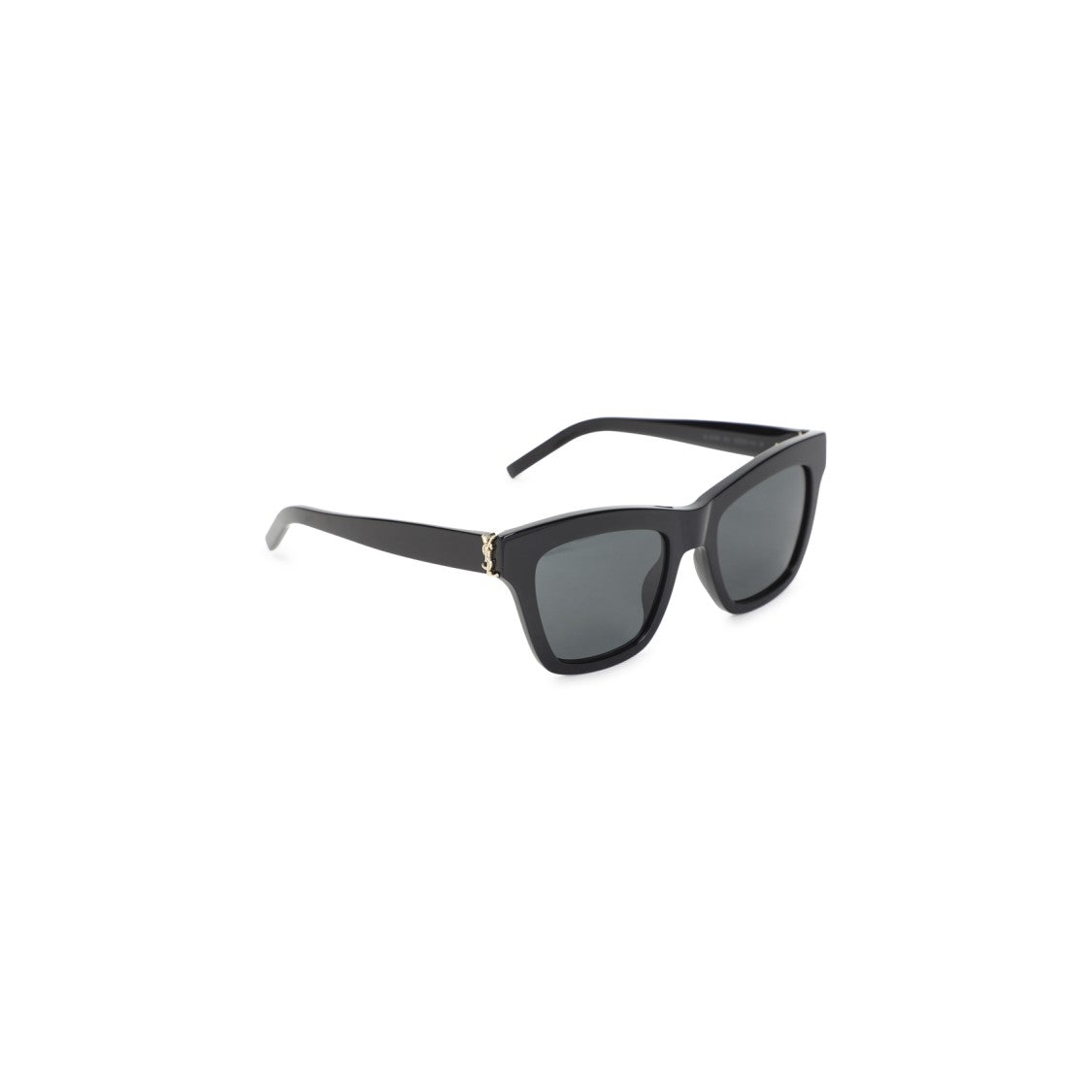 Saint Laurent Bold Square-Frame Sunglasses With Glossy Finish