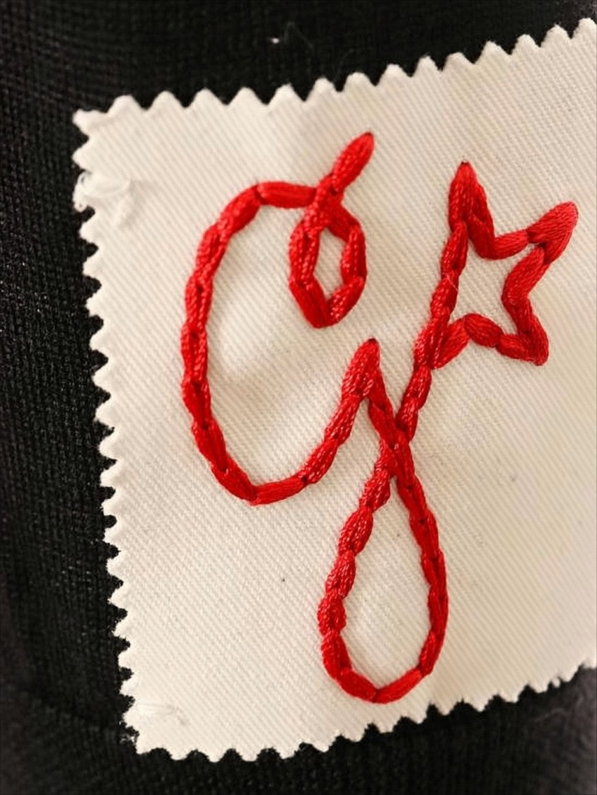 Golden Goose Tailored Black Wool Polo Shirt With Minimalist Design