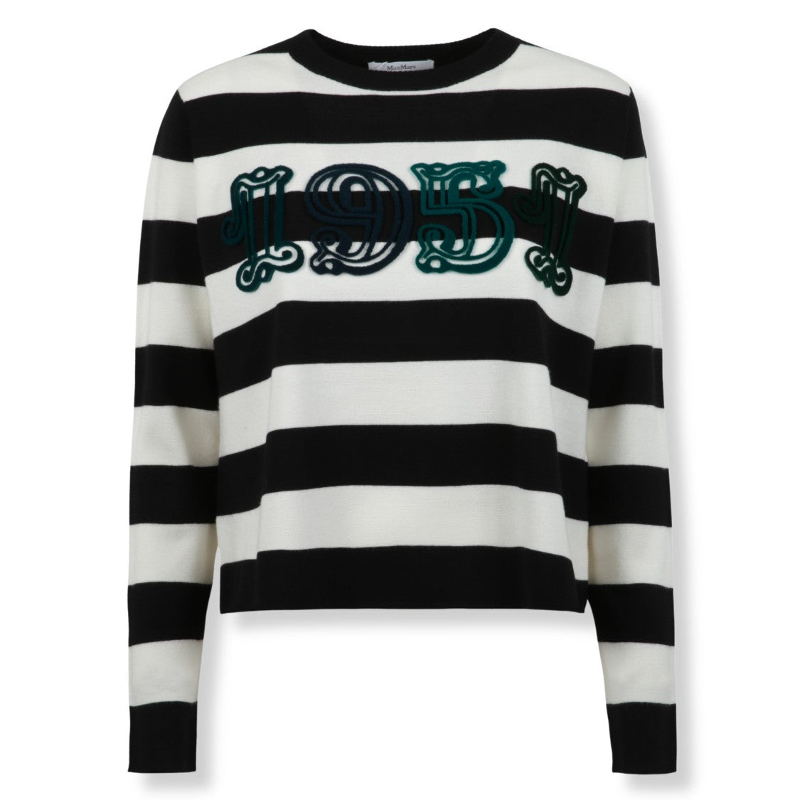 Max Mara Fitted Knit Top With Rounded Neckline