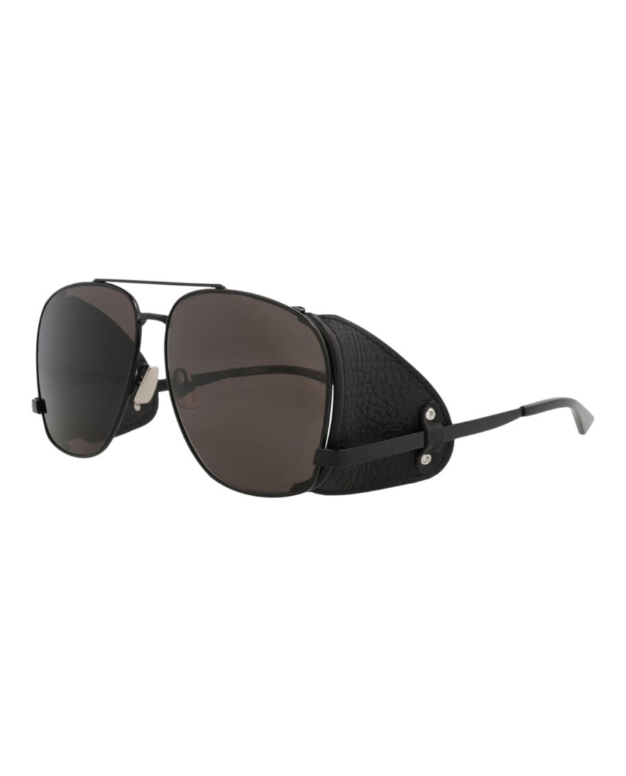 Saint Laurent Aviator-Frame Metal Sunglasses