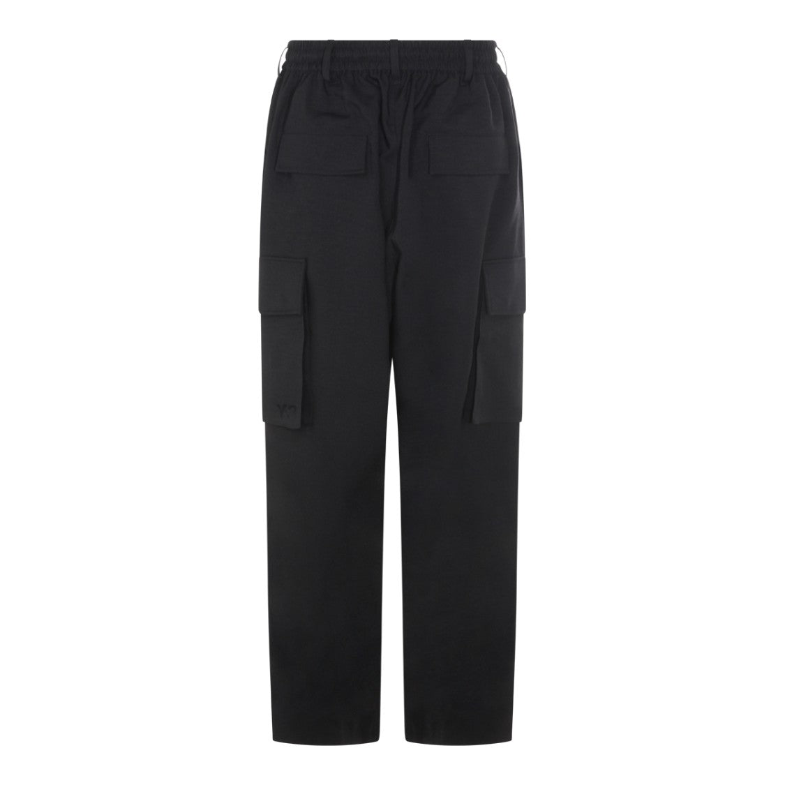 Y-3 Cargo-Style Black Tech Trousers