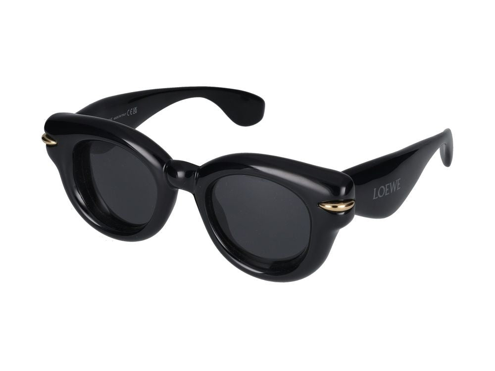 Loewe Black Lw40118i Oversized Round Frame Sunglasses