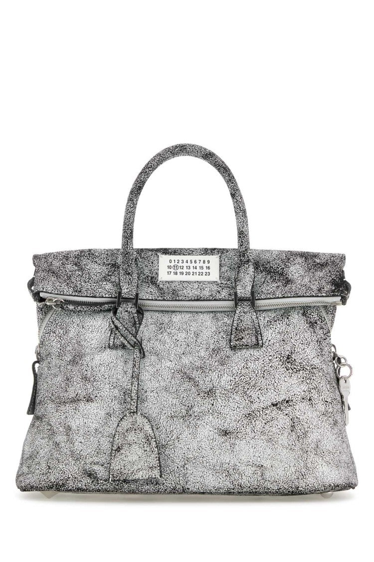Maison Margiela Two-Tone Leather Medium 5Ac Loved To Death Handbag