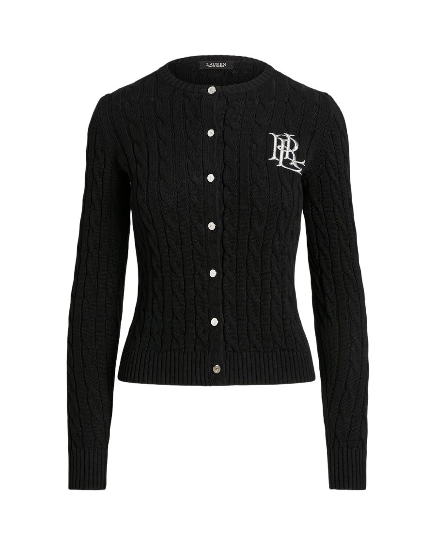 Lauren Ralph Lauren Ribbed Cashmere Blend Cardigan