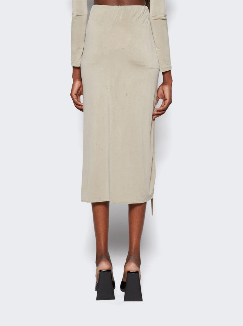 Jacquemus La Jupe Pareo Croissant Skirt
