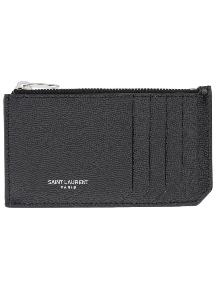 Saint Laurent Zippered Card Holder