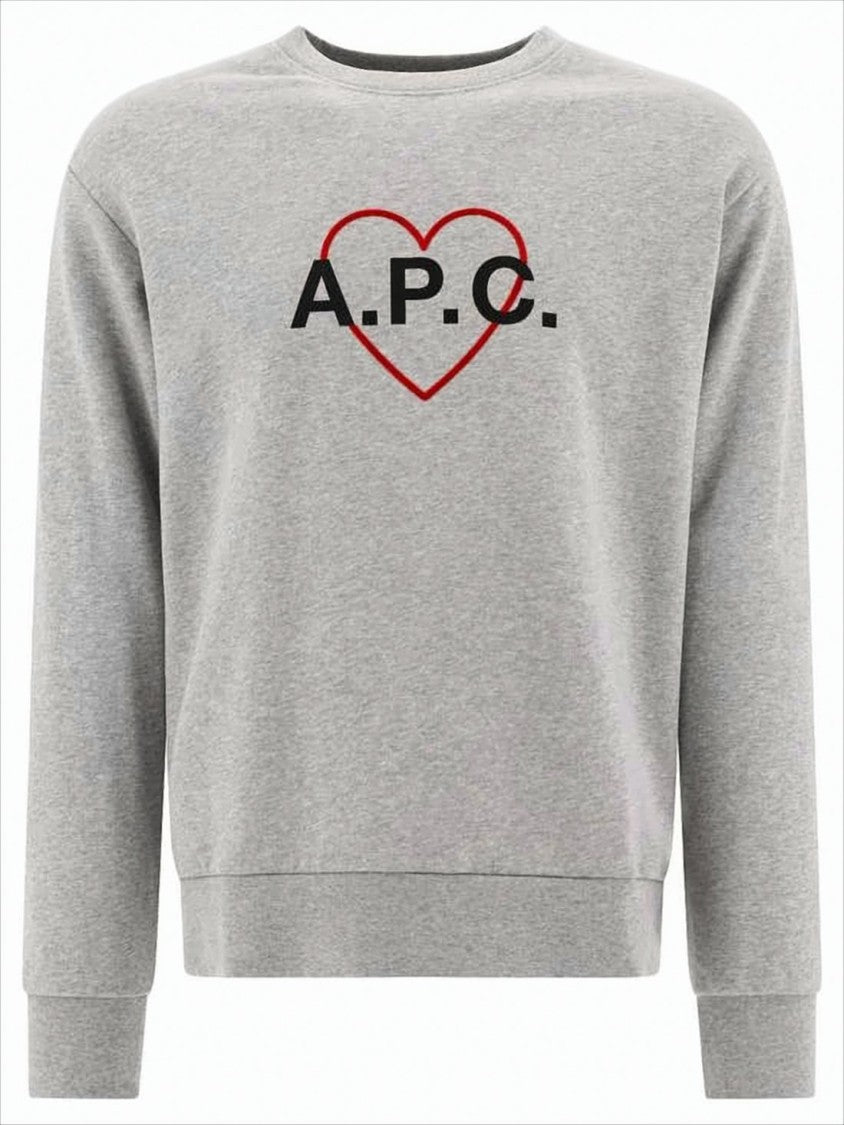 A.P.C. Long-Sleeve Cotton Sweatshirt