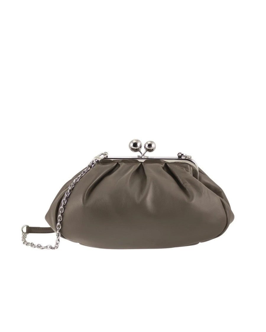 Max Mara Medium-Sized Deconstructed Pasticcino Bag In Supple Napped Sheepskin