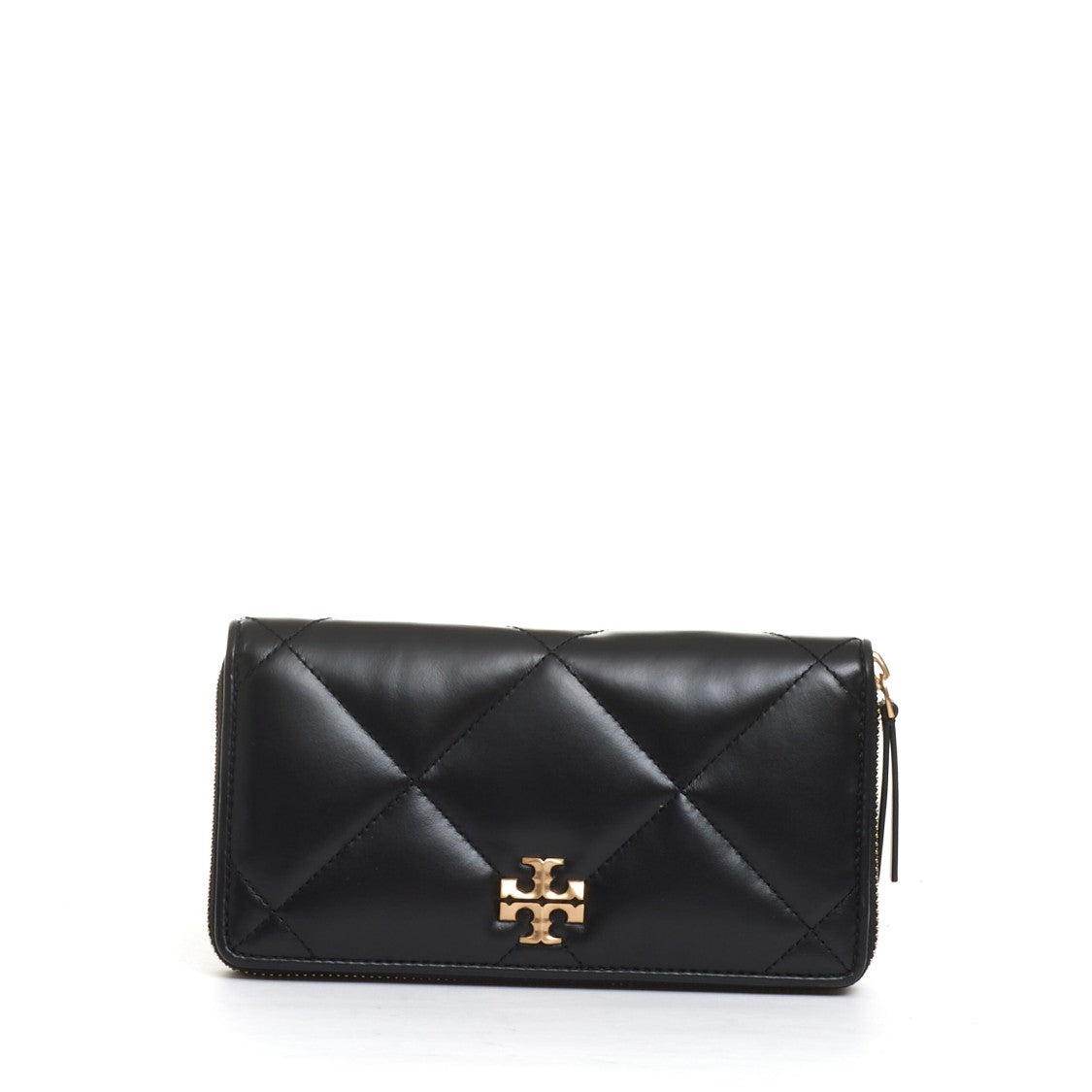 Tory Burch Black Continental Zip Wallet