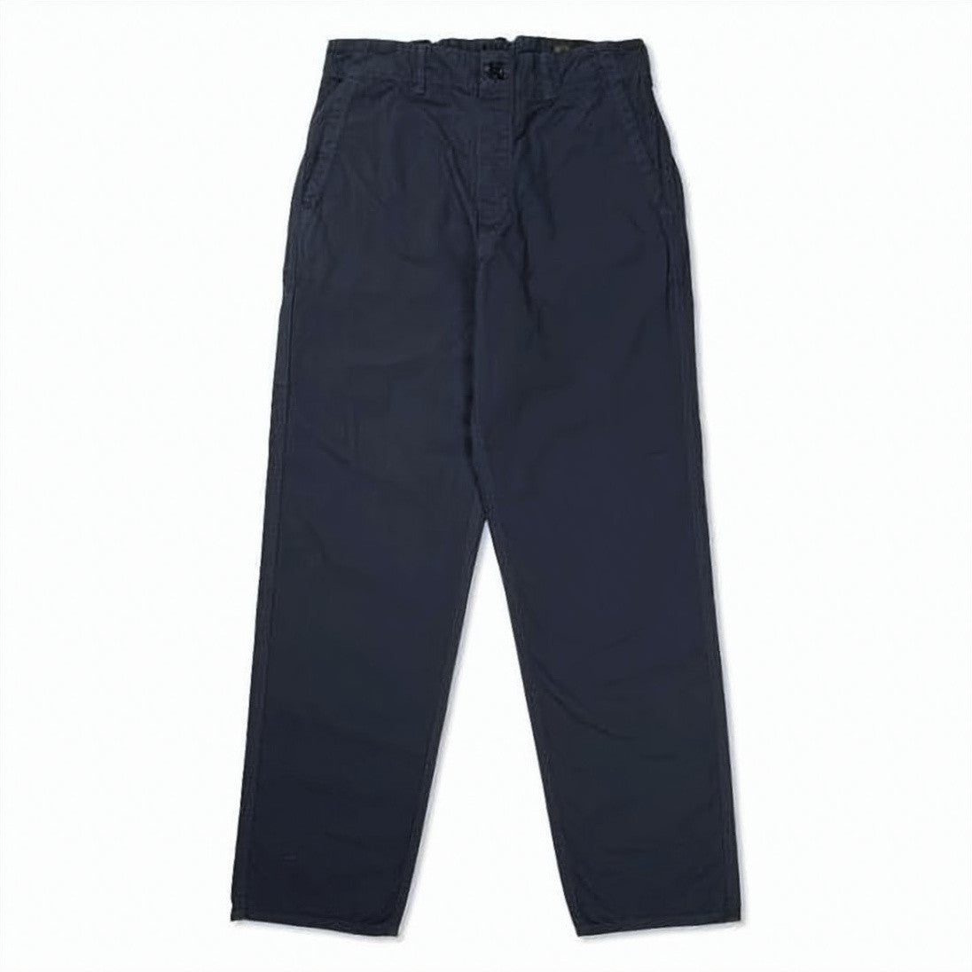 Orslow Relaxed Fit Straight Pants With Button