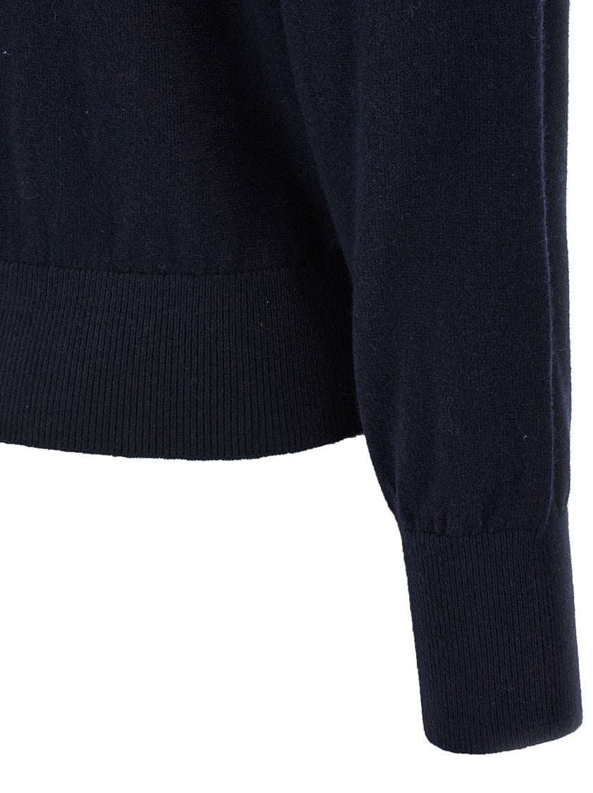 Isabel Marant Étoile Contrast Jacquard Logo Cotton-Wool Blend Sweater