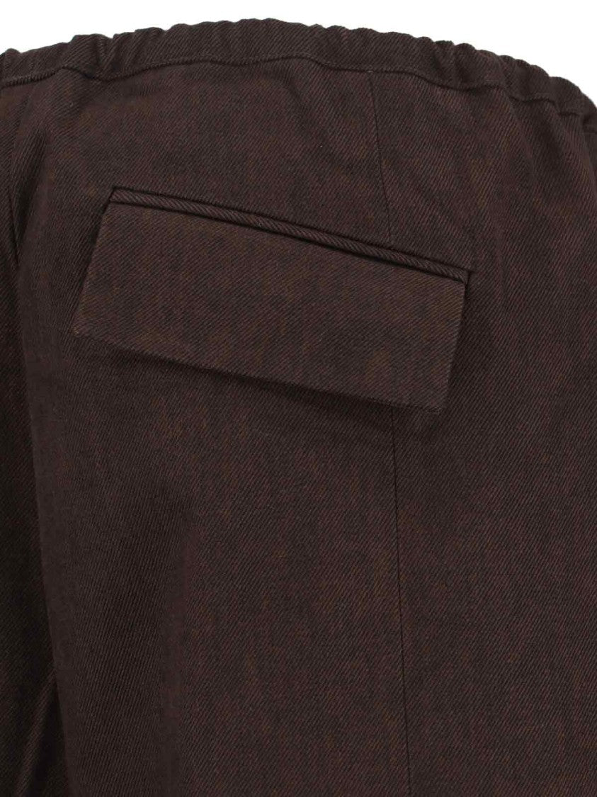 Sibel Saral Wide-Leg Trousers With Elastic Waistband And Minimalist Design