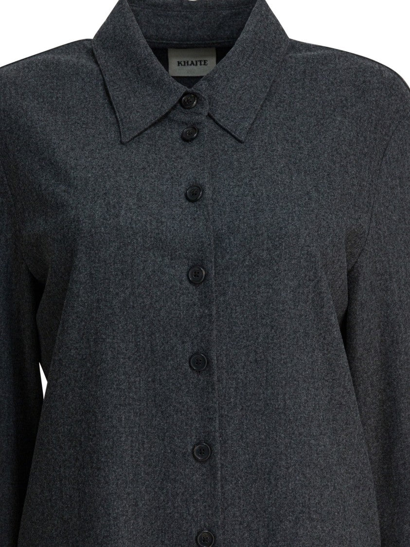 Khaite Wool And Cashmere "Auryn" Shirt