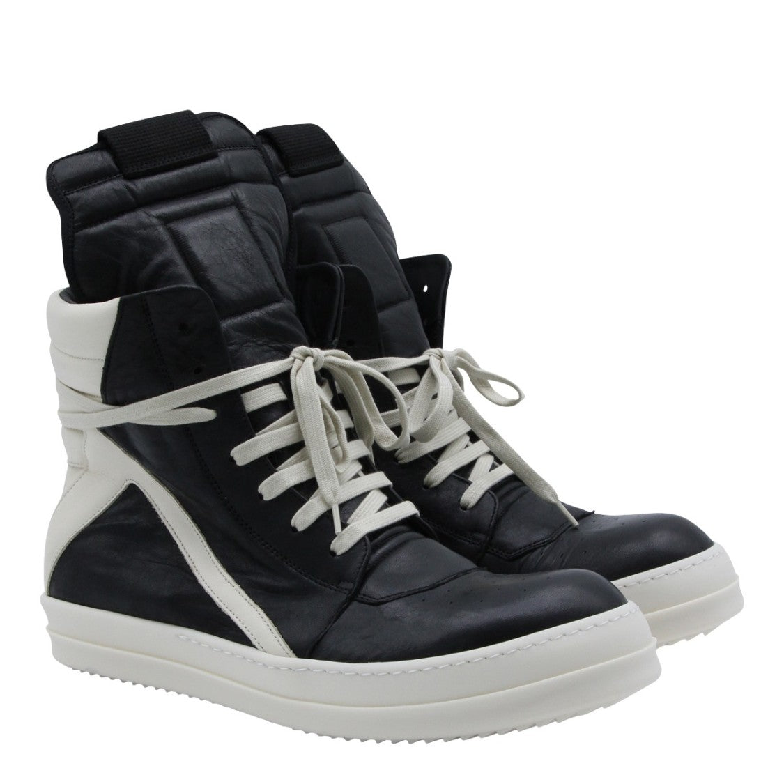 Rick Owens High-Top Sneakers With Color Block