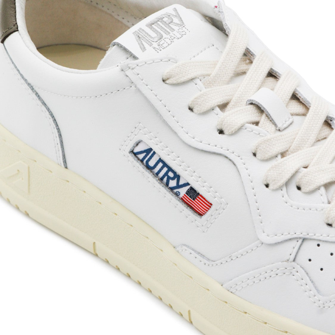 Autry White Leather Medalist Sneakers