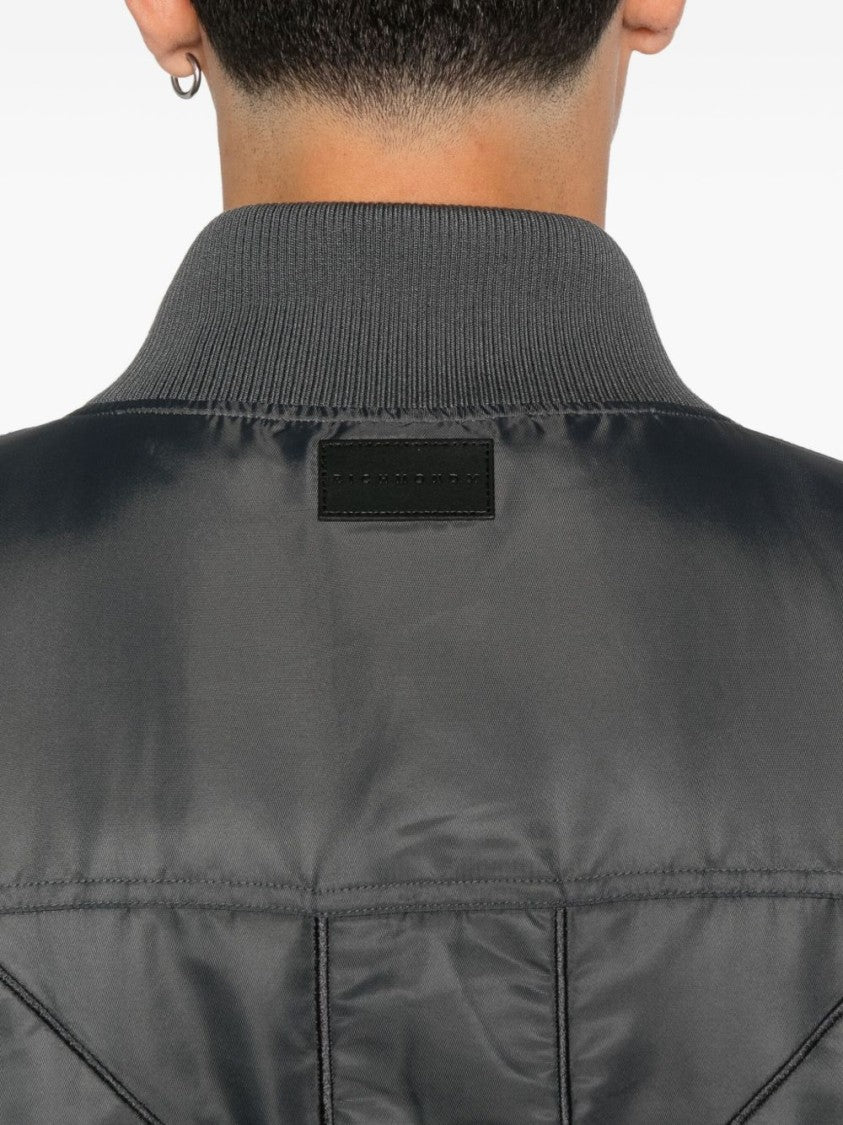 Richmond Dark Grey Front Zip Casual Jacket