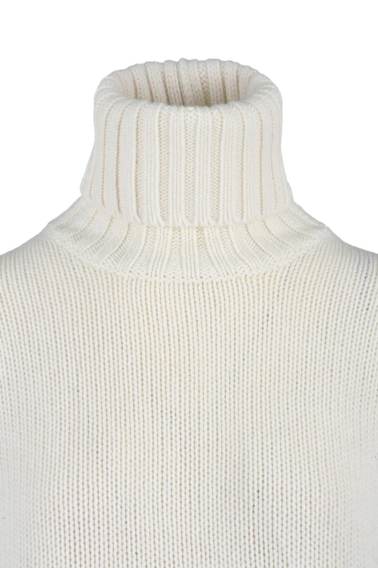Fabiana Filippi High Neck Sweater - White