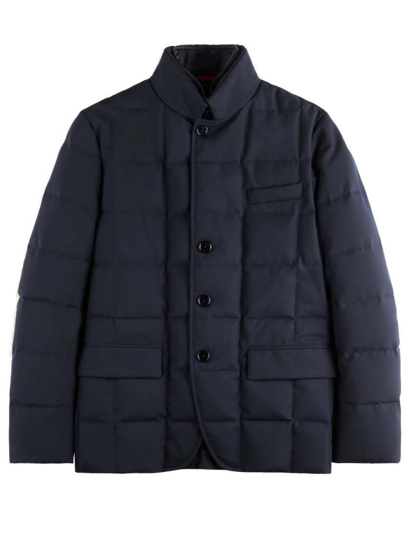 Fay Double Front Down Jacket With Water-Repellent Treatment