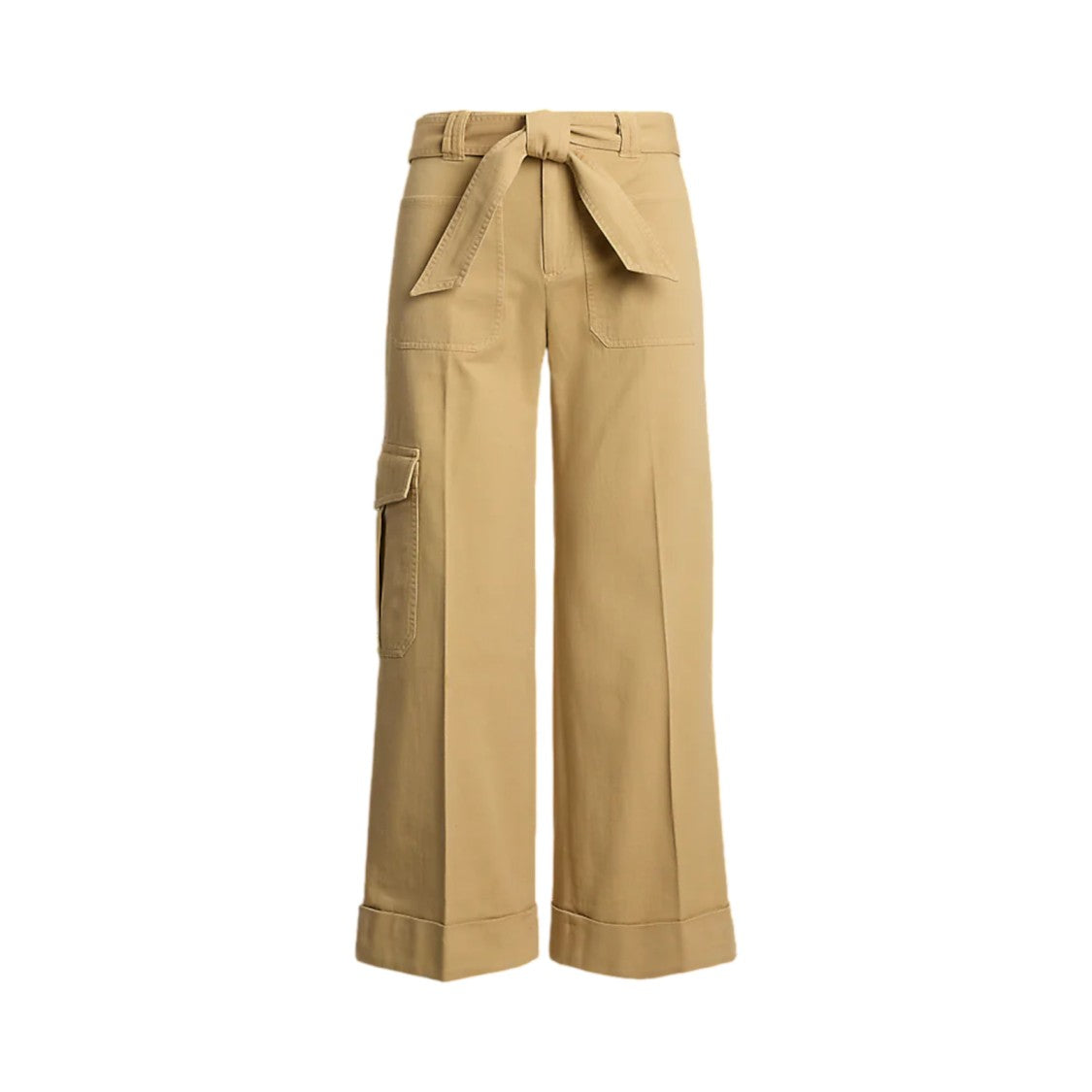 Lauren Ralph Lauren High-Waisted Wide-Leg Cargo Pants