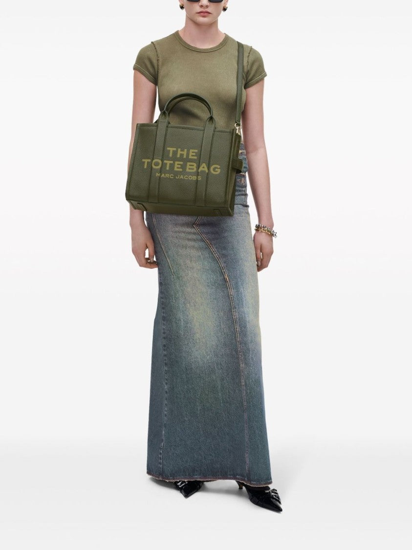 Marc Jacobs Structured Tote Bag With Dual Handles And Contrasting Interior