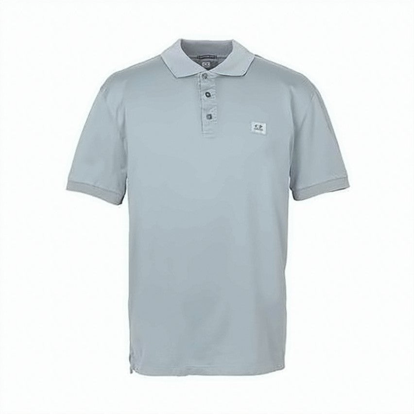 C.P. Company Short-Sleeve Polo Shirt With Logo Patch