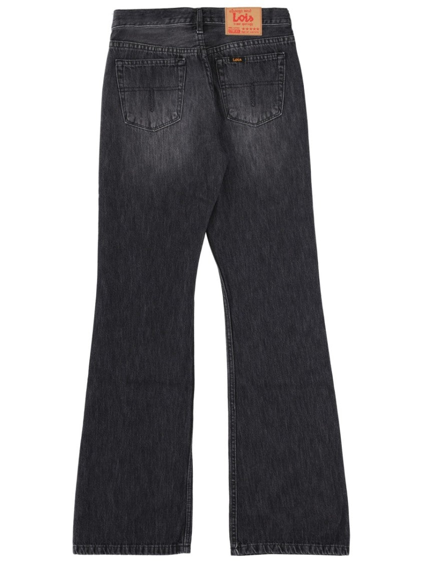 Lois Dark Washed Faded Lindsay Boot Jeans