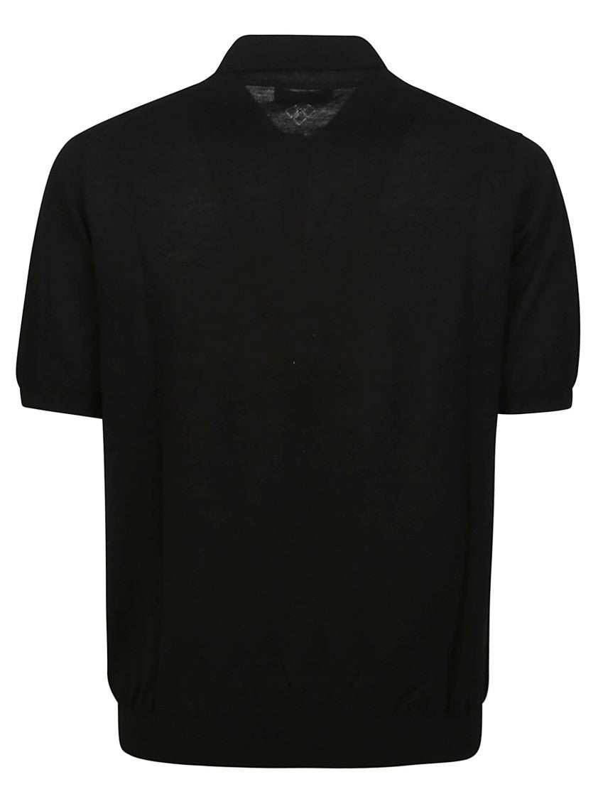 Ballantyne Short Sleeve Plain Fitted Polo