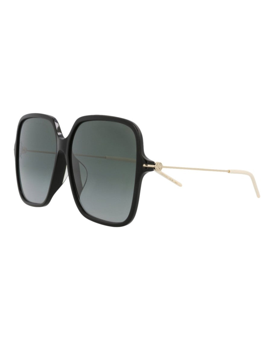 Gucci Square-Frame Recycled Acetate Sunglasses