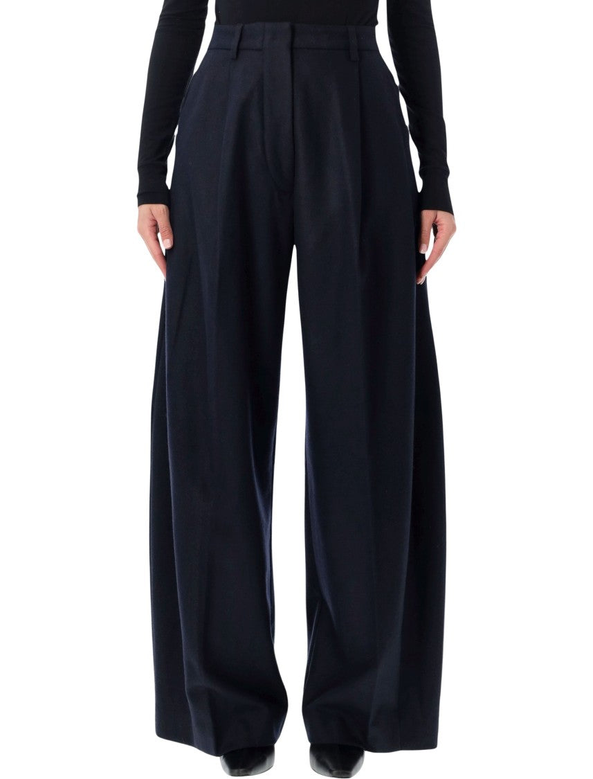 The Latest Blue Billie High-Waisted Wide-Leg Pants