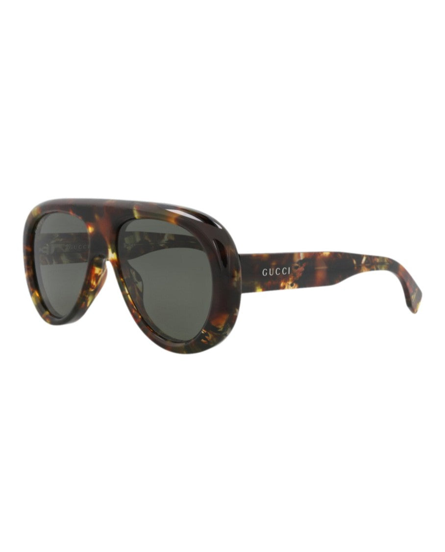 Gucci Aviator-Frame Recycled Acetate Sunglasses