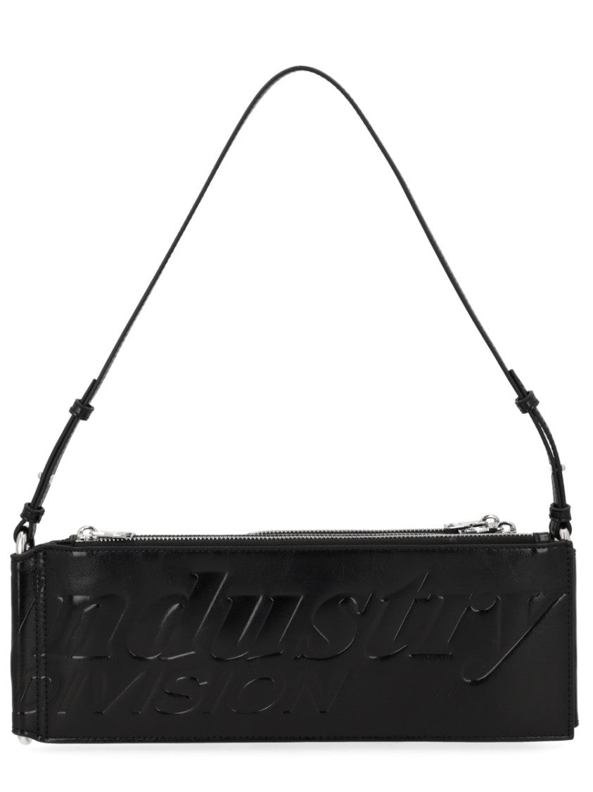Diesel Flag-D Glossy Black Rectangular Bag