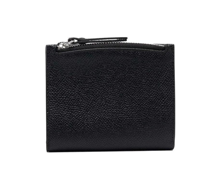 Maison Margiela Textured Calf Leather Compact Bifold Wallet