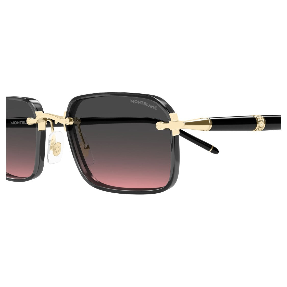 Montblanc Gradient Lens Sunglasses With Gold-Toned Accents