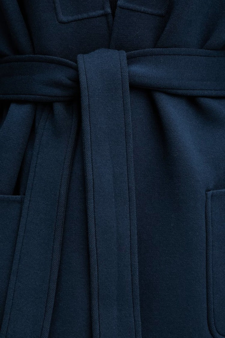 Max Mara Long Navy Blue Coat