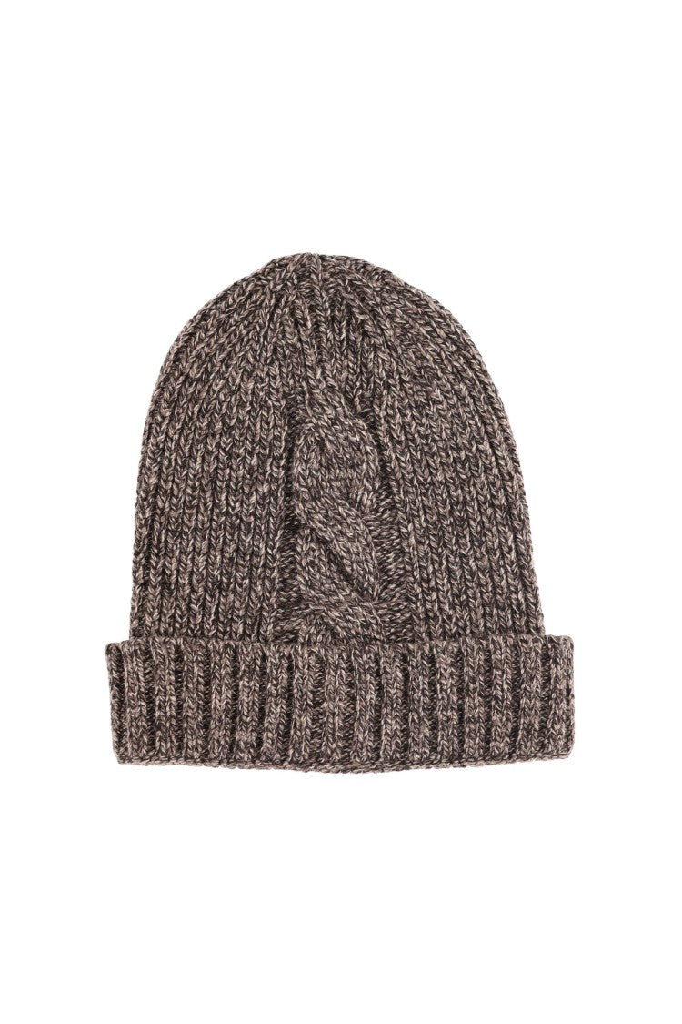 Eleventy Braided Wool-Viscose Beanie