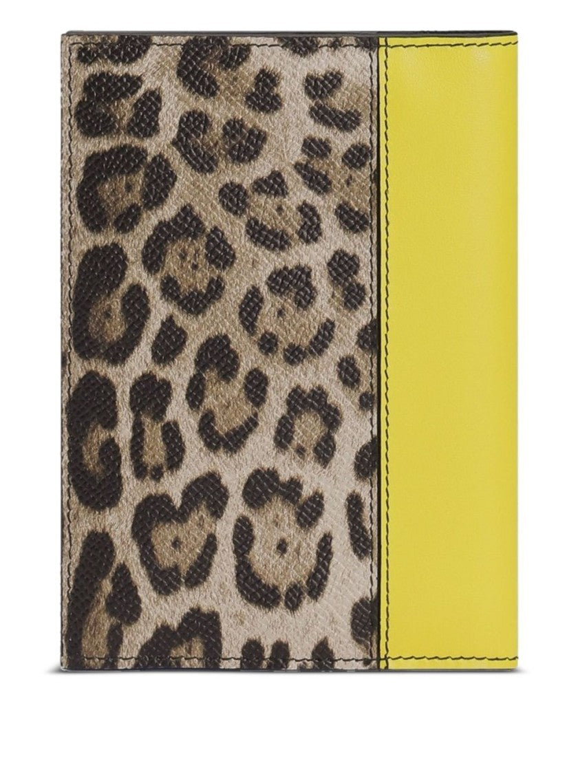 Dolce & Gabbana Animal Print Bi-Fold Wallet With Internal Card Slots