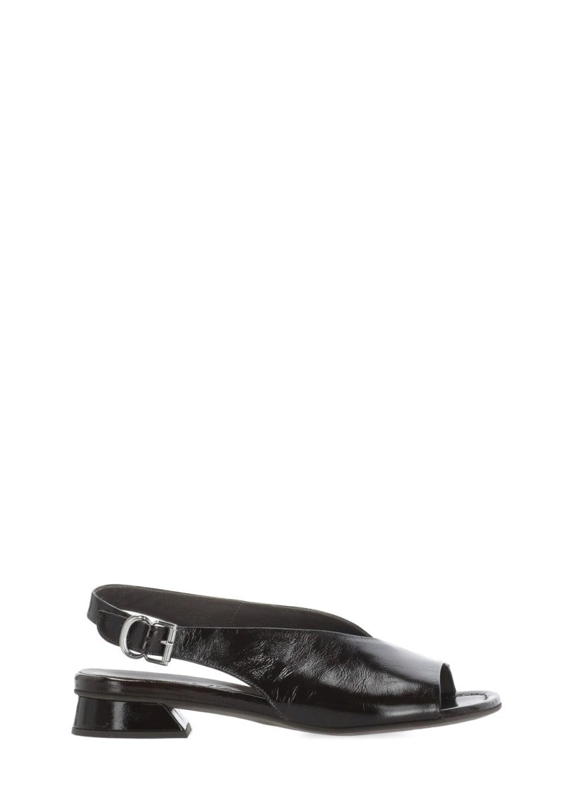 Poeve Venice Open Square Toe Slingback Flats