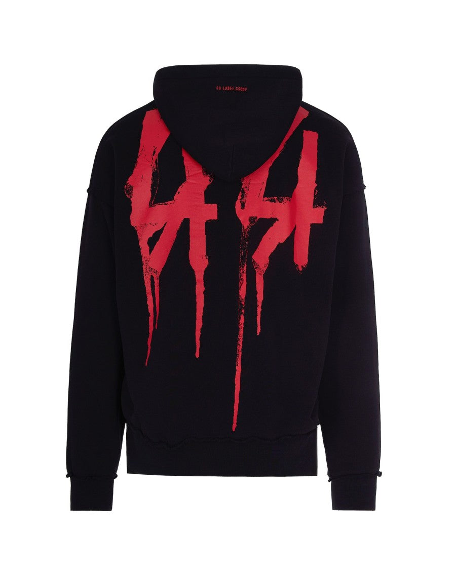 44 Label Group Black Drip Hoodie Sweatshirt