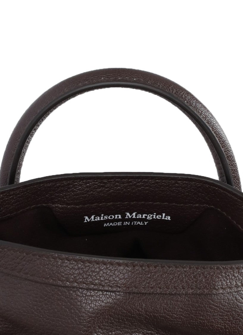 Maison Margiela Structured Micro Hand Bag With Iconic Contrast Stitching
