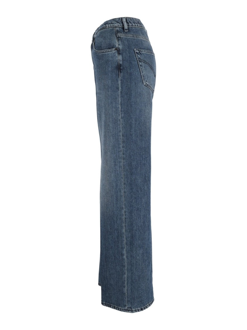 Dondup Straight-Leg Denim Pants With Classic Five-Pocket Design