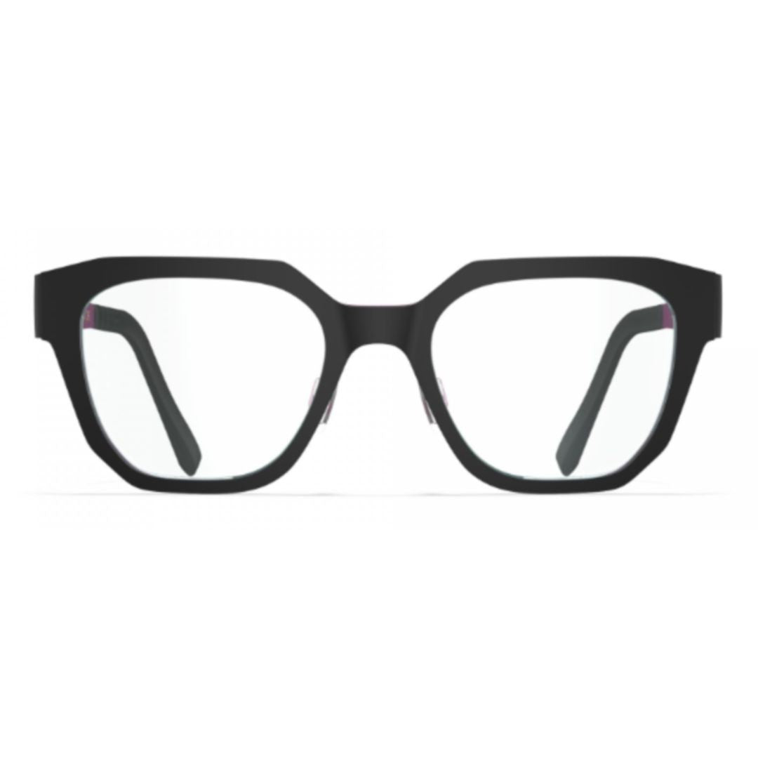 Blackfin Bf1051 Sitka Geometric Black Beta-Titanium Eyeglasses With Comfortable Temples