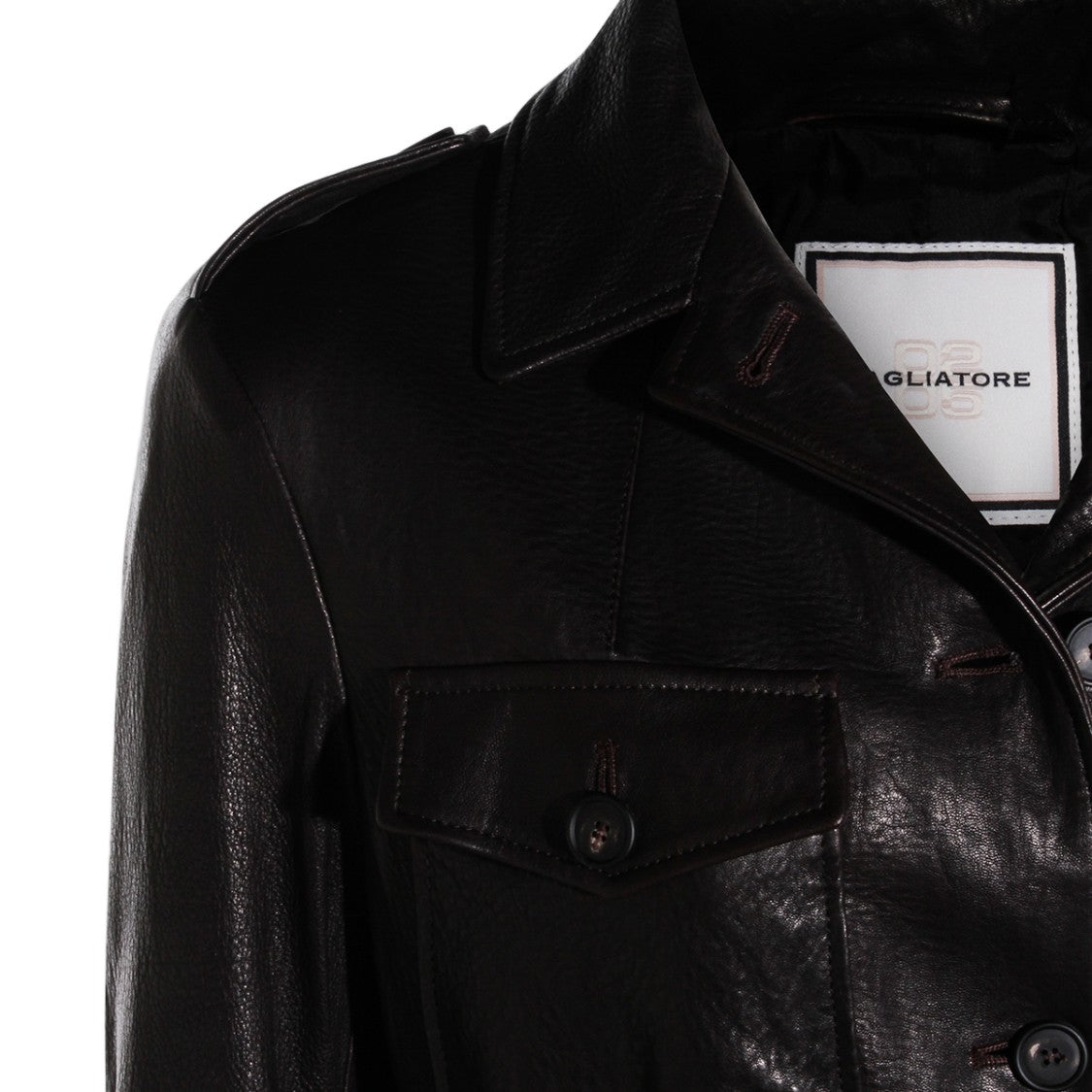 Tagliatore Tailored Brown Jacket With Classic Silhouette