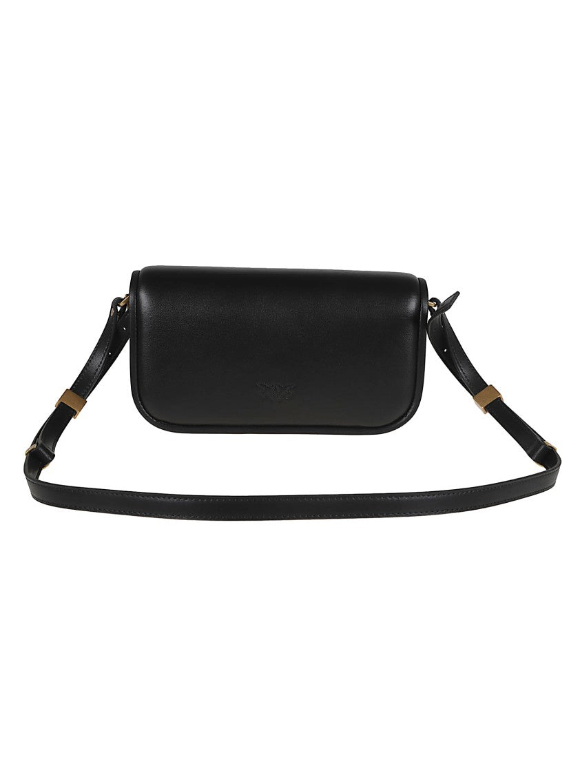 Pinko Structured Leather Belt Bag