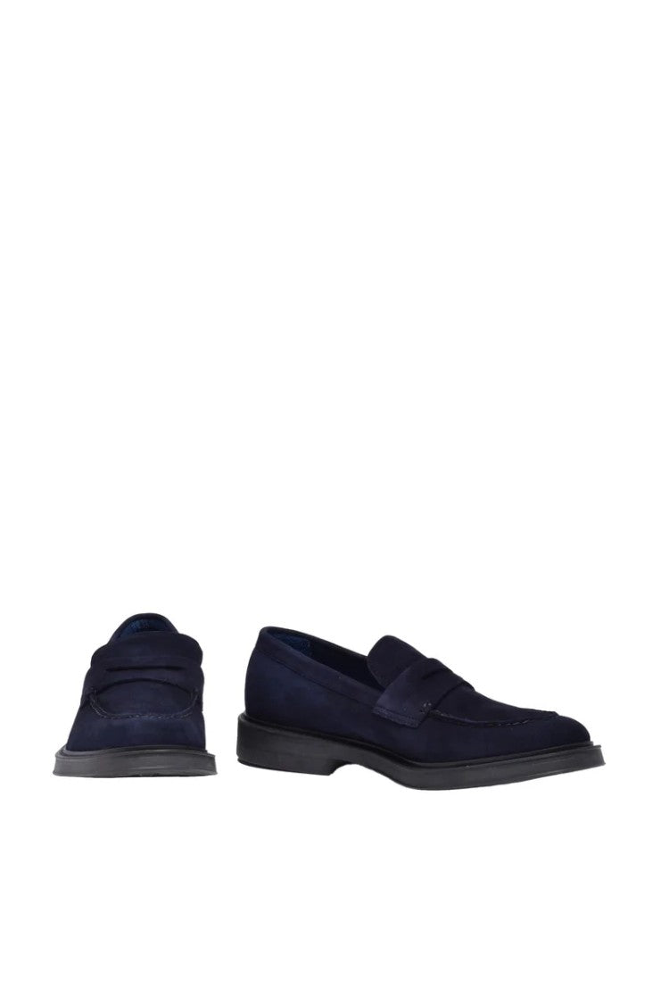 Giancarlo Abbigliamento Suede Loafer - Blue